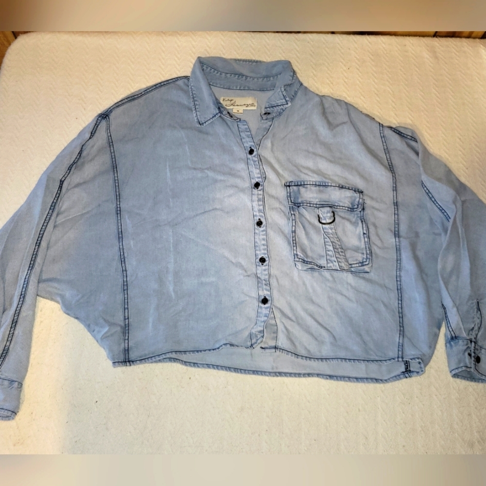 Vintage Havana Long Sleeve Crop Medium